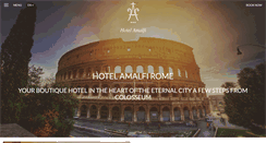 Desktop Screenshot of hotelamalfiroma.it