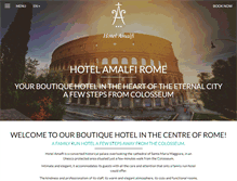 Tablet Screenshot of hotelamalfiroma.it